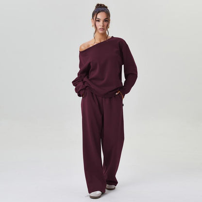 Off Shoulder 2 Piece Lounge Set